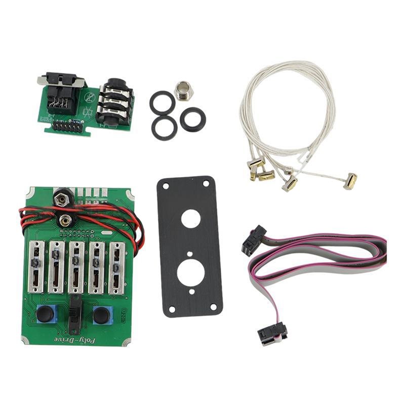 Passive Preamp - A06F – Aktiv/Passiv umschaltbarer 5-Band-EQ-Piezo-Tonabnehmer für
