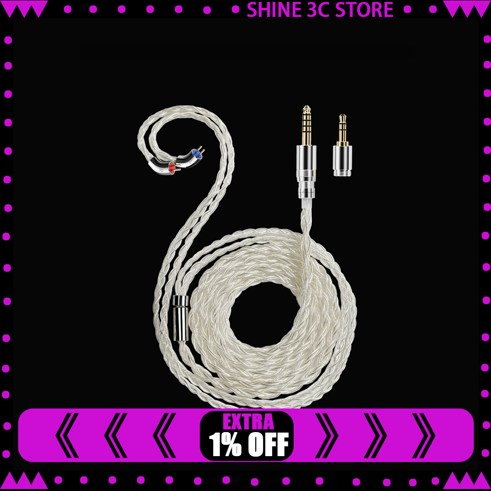 Rca Cable - FiiO LS-RC 2026 Einkristall-Kupfer Versilberter Austauschbarer