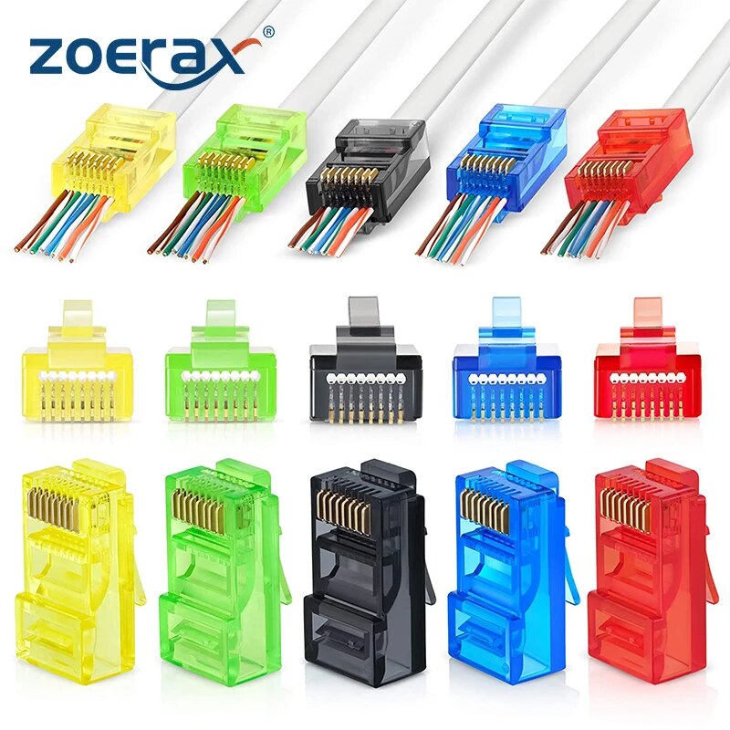 50 Stück RJ45 Cat6 Pass Throug – Rj45 Jack Bewertung und Preis