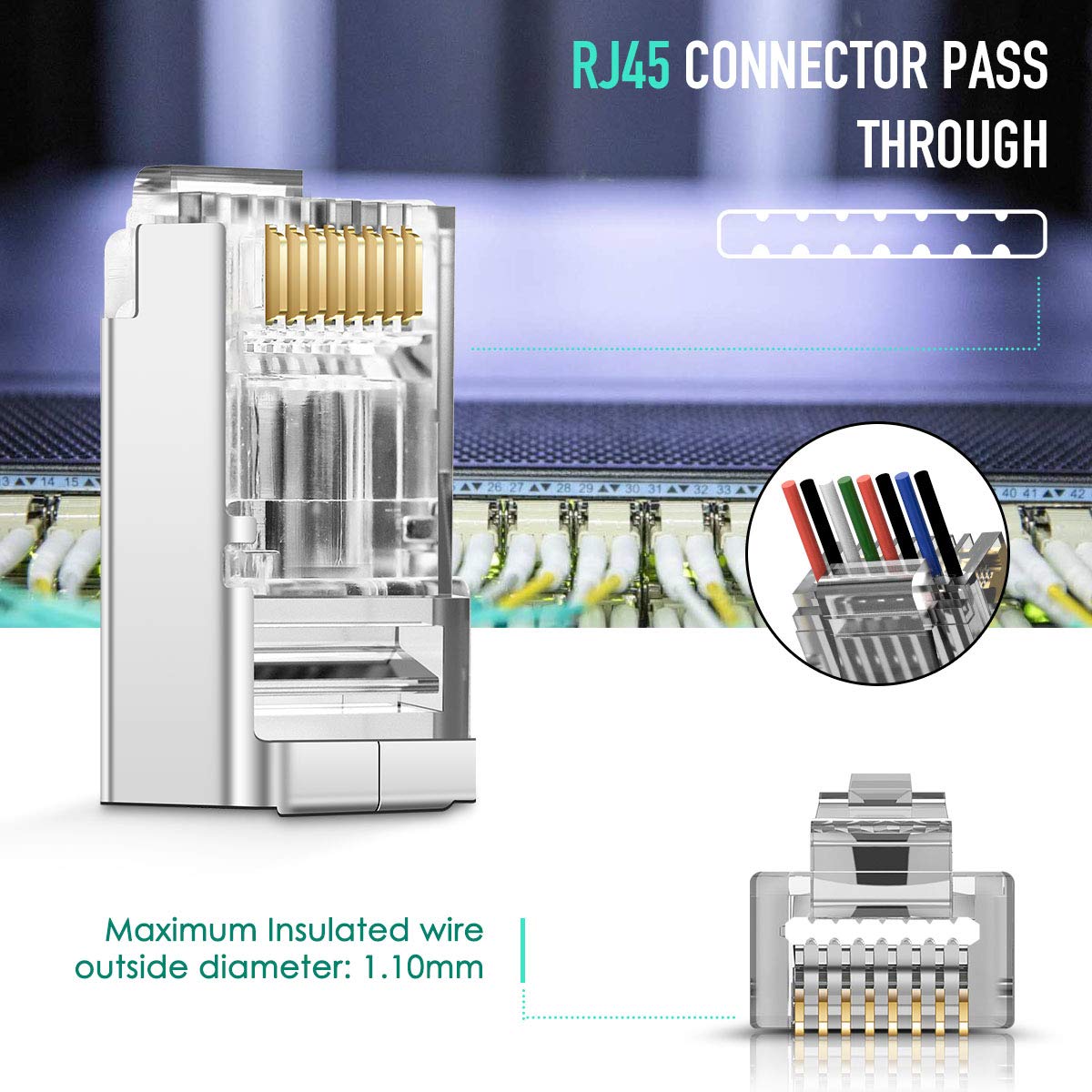 ZoeRax 100 Stück abgeschirmte  – Rj45 Jack Bewertung und Preis
