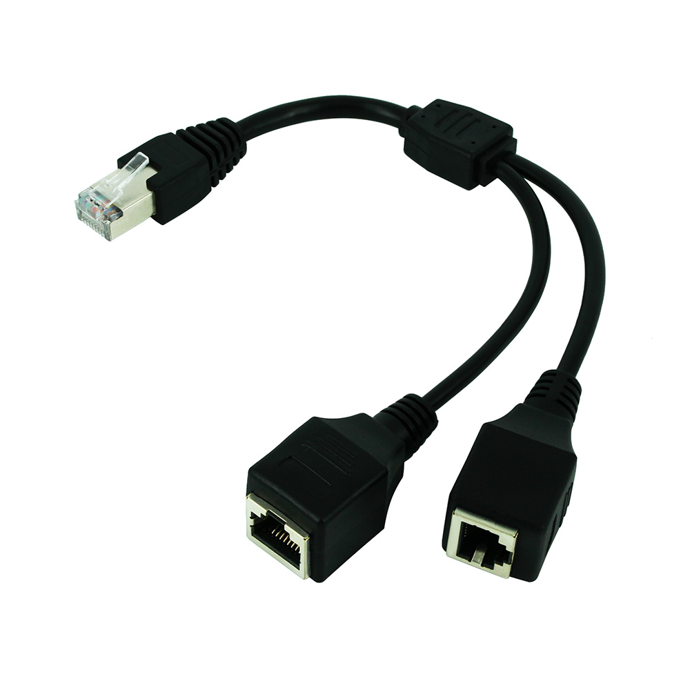 RJ45 1 Stecker auf 2 Buchsen L – Rj45 Jack Bewertung und Preis