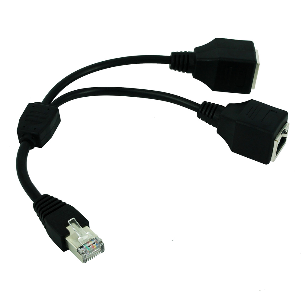 RJ45 1 Stecker auf 2 Buchsen L – Rj45 Jack Bewertung und Preis