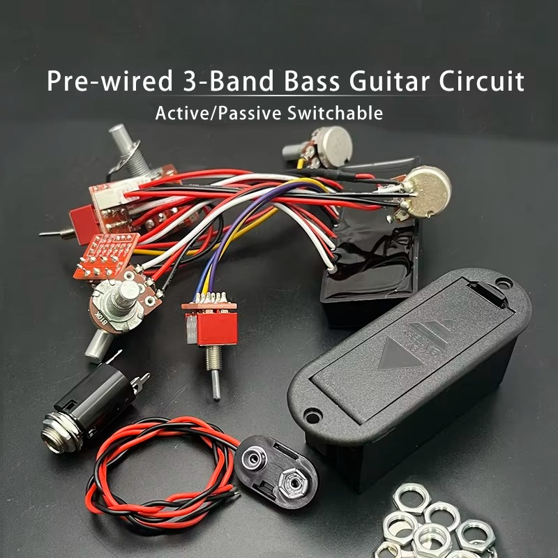 Vorverdrahteter 3-Band-Bassgit – Passive Preamp Bewertung und Preis