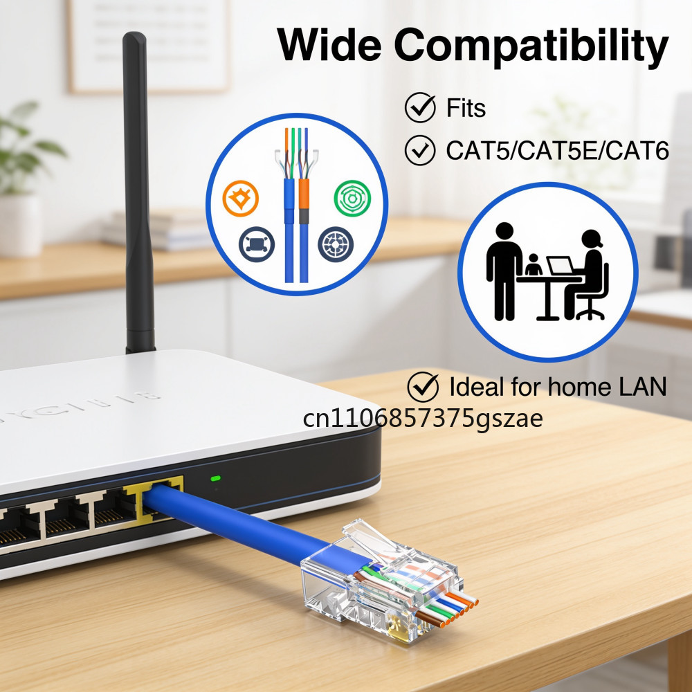10/50/100 Stück CAT6 Durchstec – Rj45 Jack Bewertung und Preis