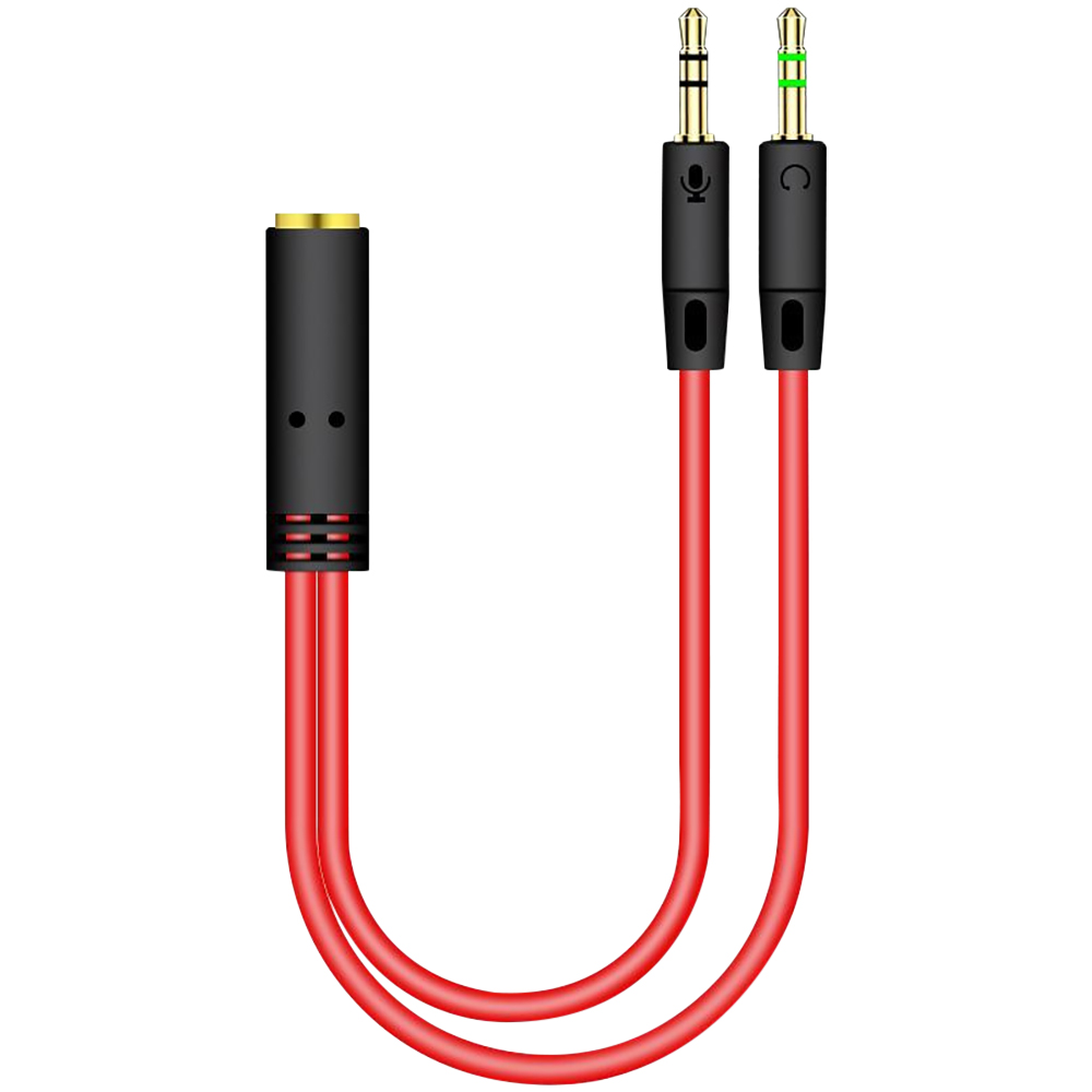 3,5 mm Klinke 2 Stecker auf 1  – Audio Jumper Wire Bewertung und Preis